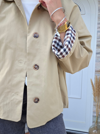 veste trench beige Pays Basque 