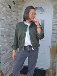 Veste bombers kaki automne hiver 