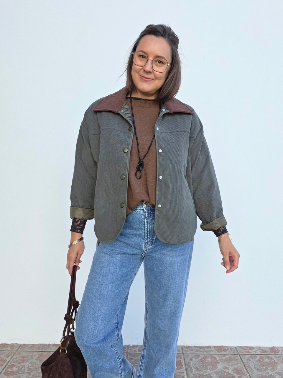 Look avec veste barbour