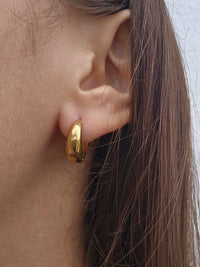 boucles oreilles dorées 