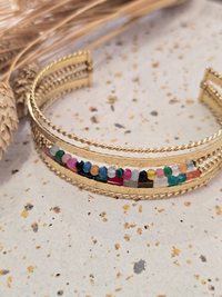 Bracelet femme jonc perle 