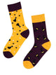 Chaussettes Halloween femme – Chat noir ou sorcière – Taille unique 36-40