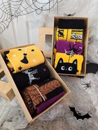 Coffret 3 paires de chaussettes Halloween femme – Taille unique 36-40