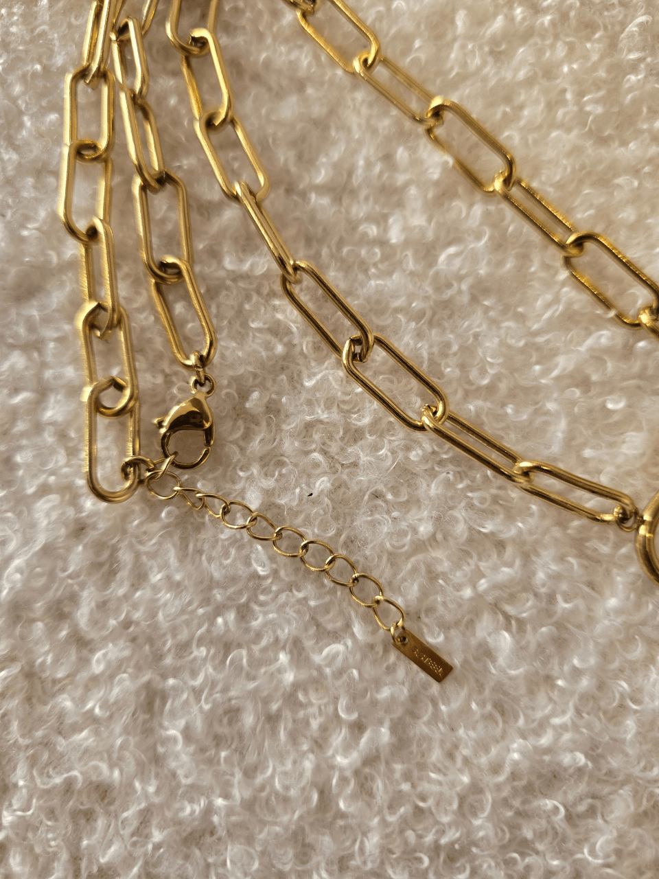 Collier "Wild & Free" – Acier inoxydable doré & charms symboliques