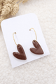Boucles d’oreilles créoles cœur – Petit Trésor