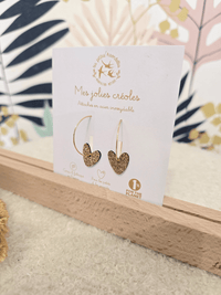 Boucles d’oreilles créoles - Les Petites Hirondelles