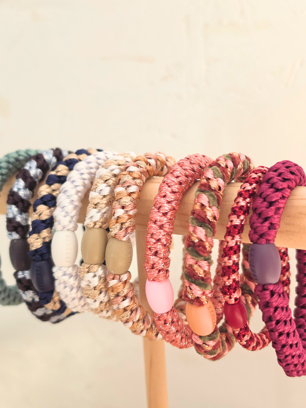 Élastique à cheveux KKNEKKI – Bracelet tressé - Différents modèles