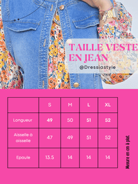 Gilet en jean sans manches