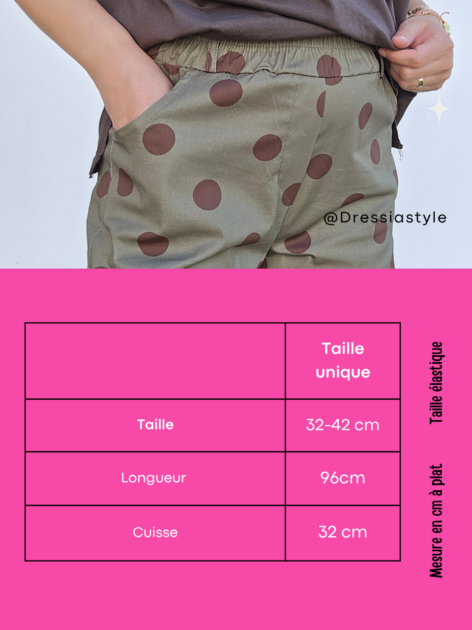 Look pantalon kaki