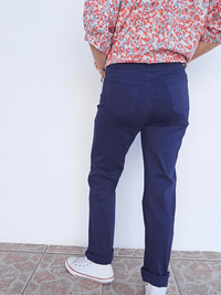 Jean femme straight marine