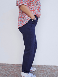 Jean femme straight marine
