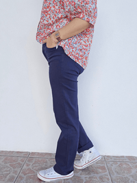 Jean femme straight marine