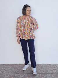 Jean femme straight marine