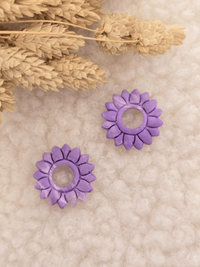 Pampilles tournesol boucles d’oreilles – Création artisanale française | Petit Trésor