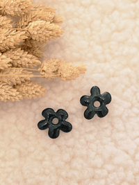 Pampilles ondulées boucles d’oreilles – Création artisanale française | Petit Trésor