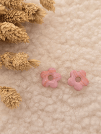Pampilles Flora – Fleur en argile colorée pour créoles