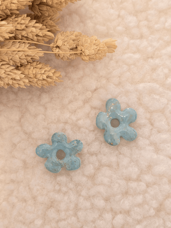 Pampilles ondulées boucles d’oreilles – Création artisanale française | Petit Trésor