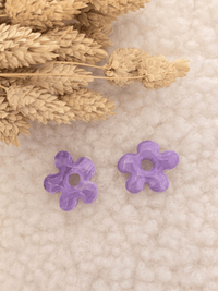 Pampilles ondulées boucles d’oreilles – Création artisanale française | Petit Trésor