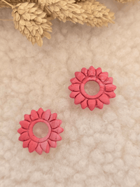 Pampilles tournesol boucles d’oreilles – Création artisanale française | Petit Trésor