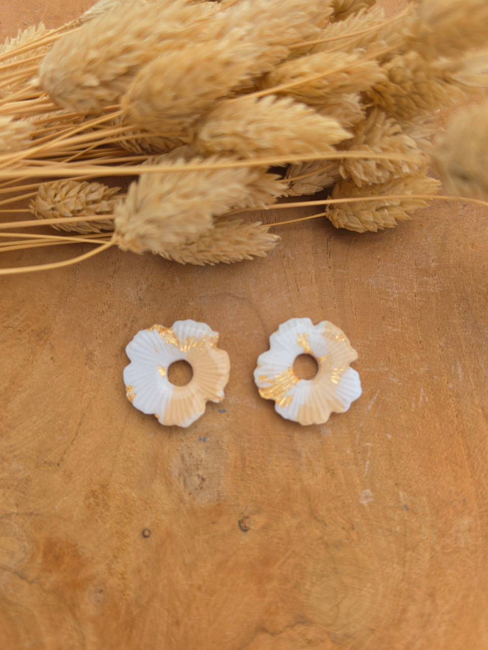 Pampilles pétale artisanales – Créoles Petit Trésor