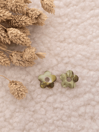 Pampilles Flora – Fleur en argile colorée pour créoles