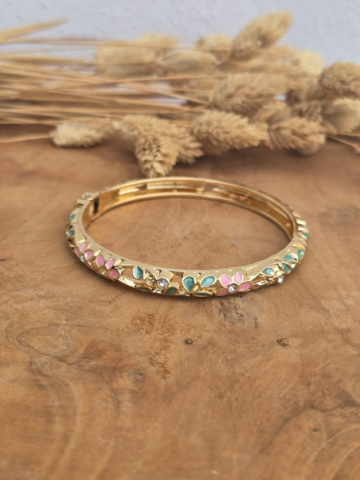 bracelet floral coloré
