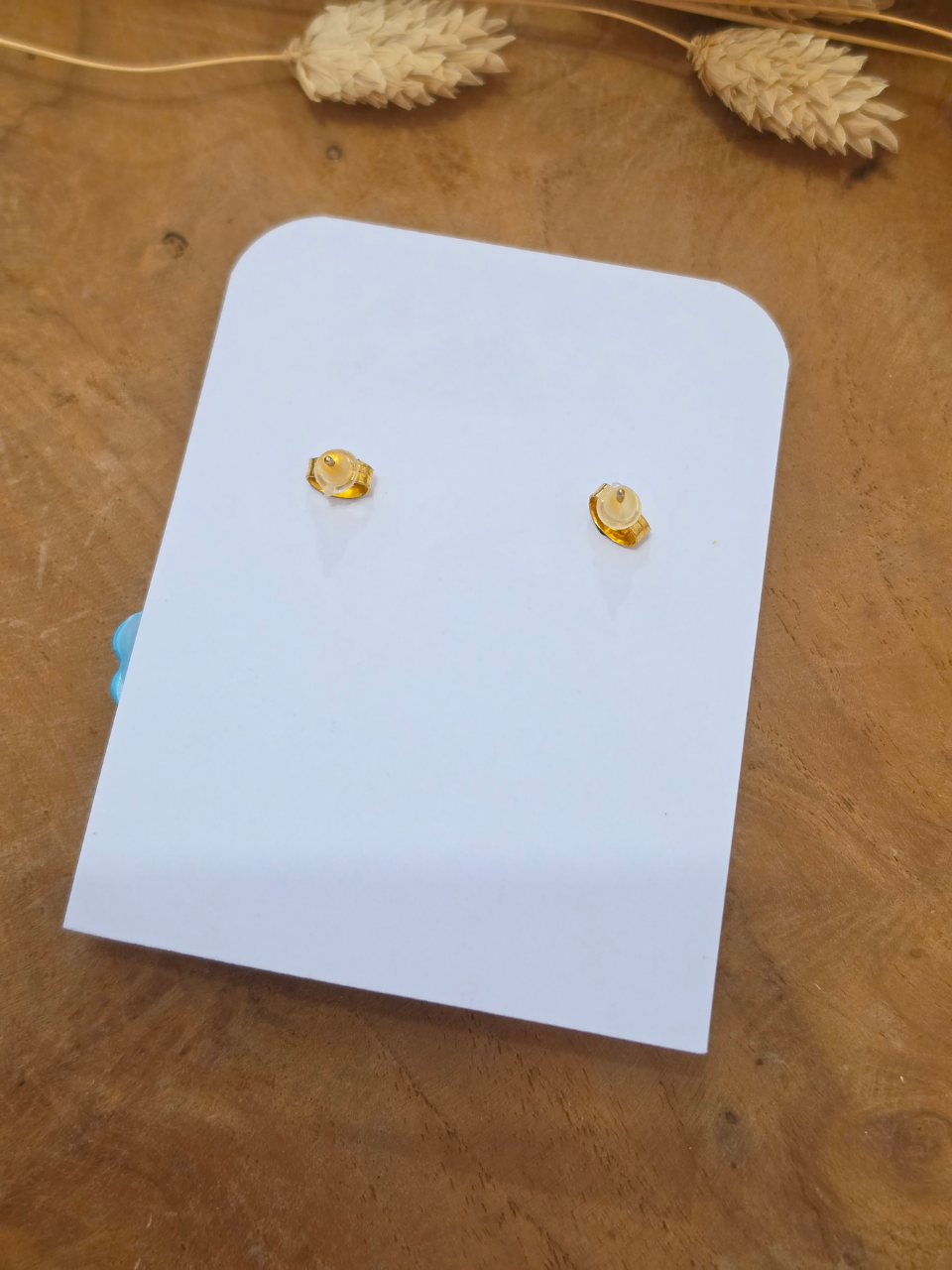 Boucles d'oreilles coquillage artisanales en argile polymère – Petit Trésor