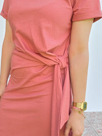Robe longue nœud sur le côté – Inspiration Sézane - Plusieurs coloris