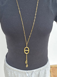sautoir maille marine 