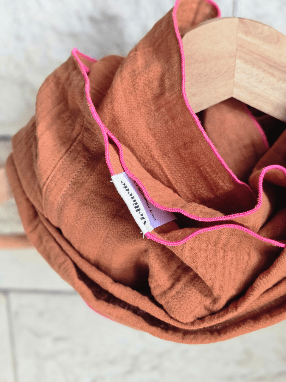 Snood en gaze de coton – Mellinette