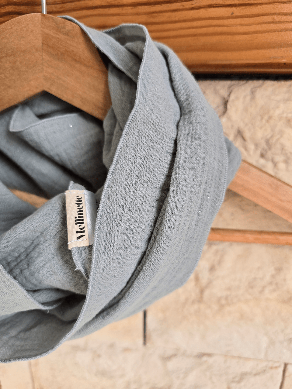 Snood en gaze de coton – Mellinette