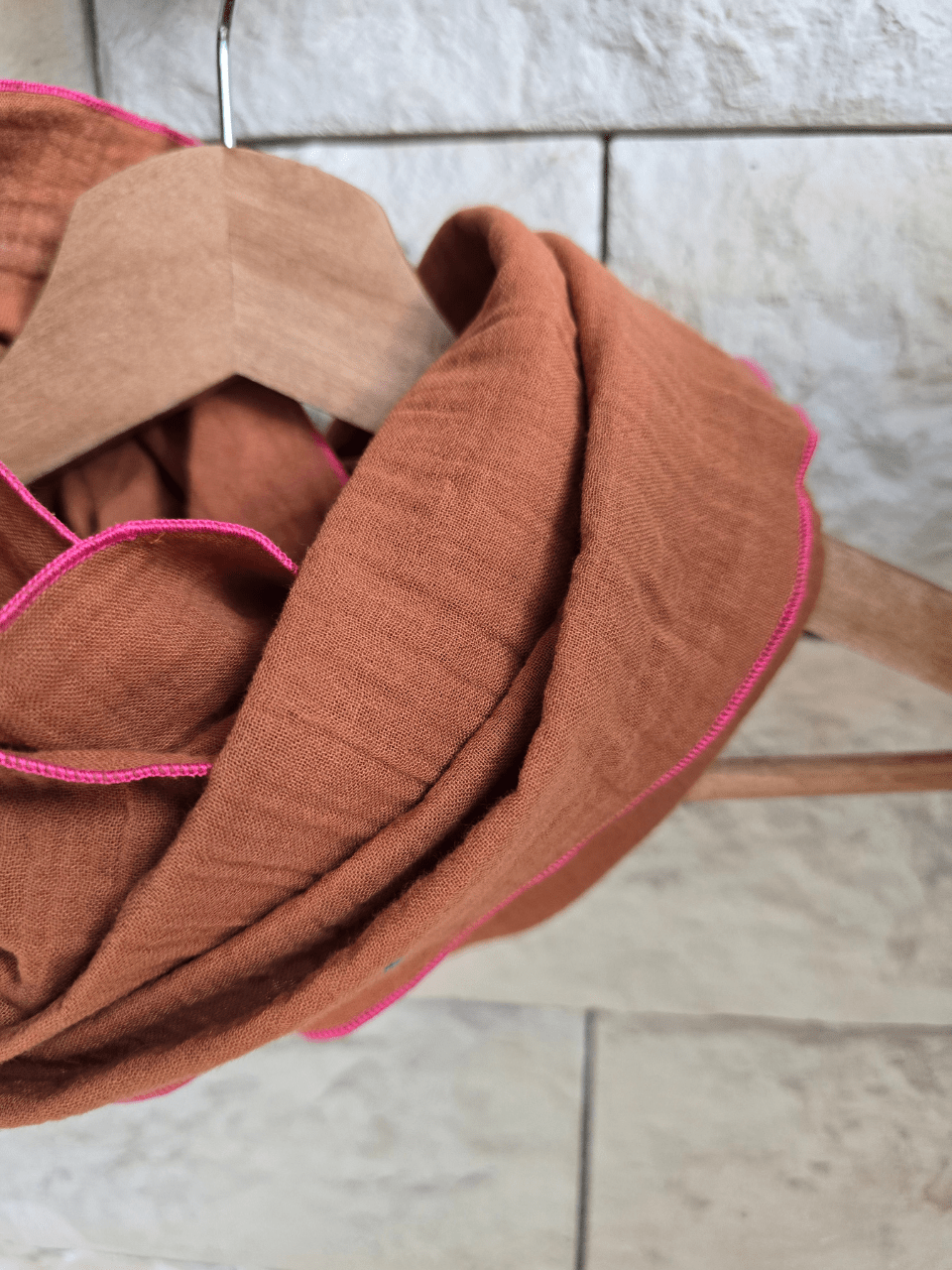Snood en gaze de coton – Mellinette