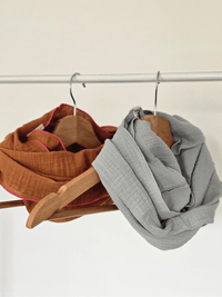 Snood en gaze de coton – Mellinette