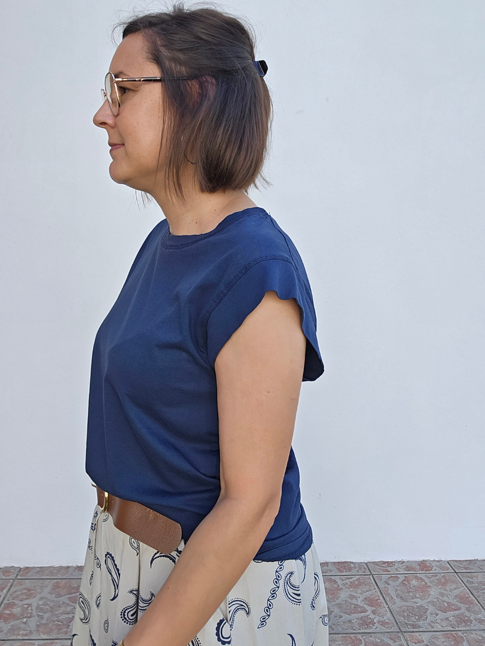 T-shirt coton manches fluides – Différent coloris