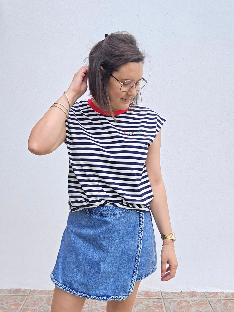 Tee-shirt rayé stylé