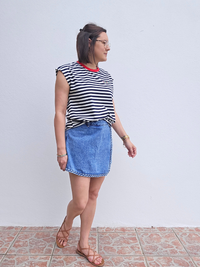 Look été 2026 femme jupe short 