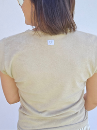 Tee-shirt éponge beige – Love By MD