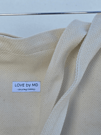 Tote bag femme toile résistante – Love by MD