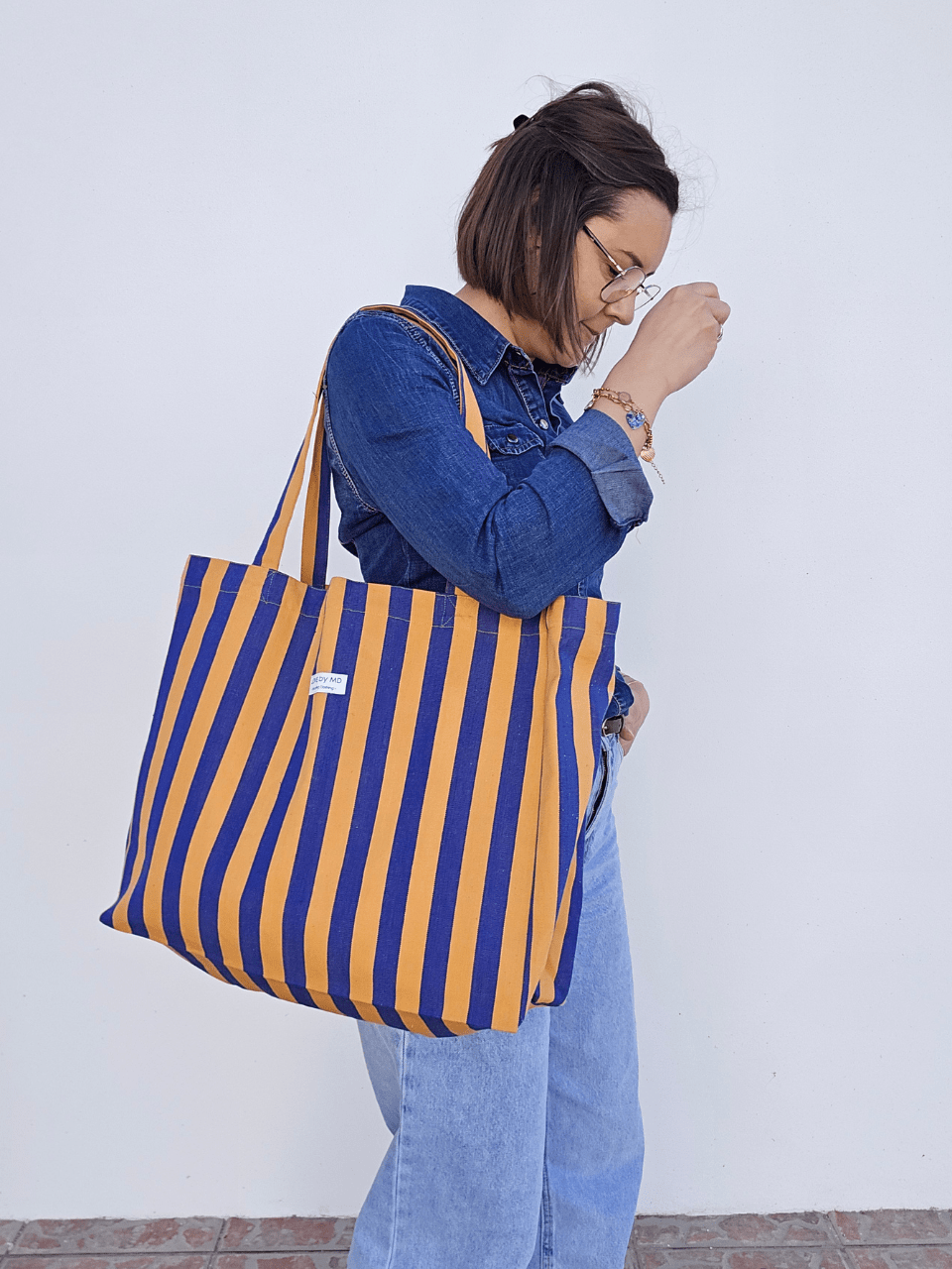 Tote bag femme toile résistante – Love by MD